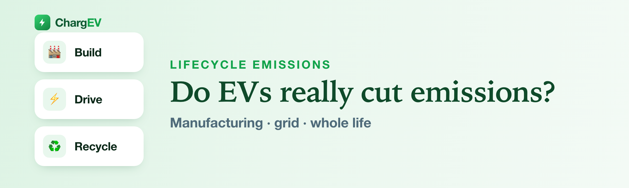 Do electric cars really reduce emissions?